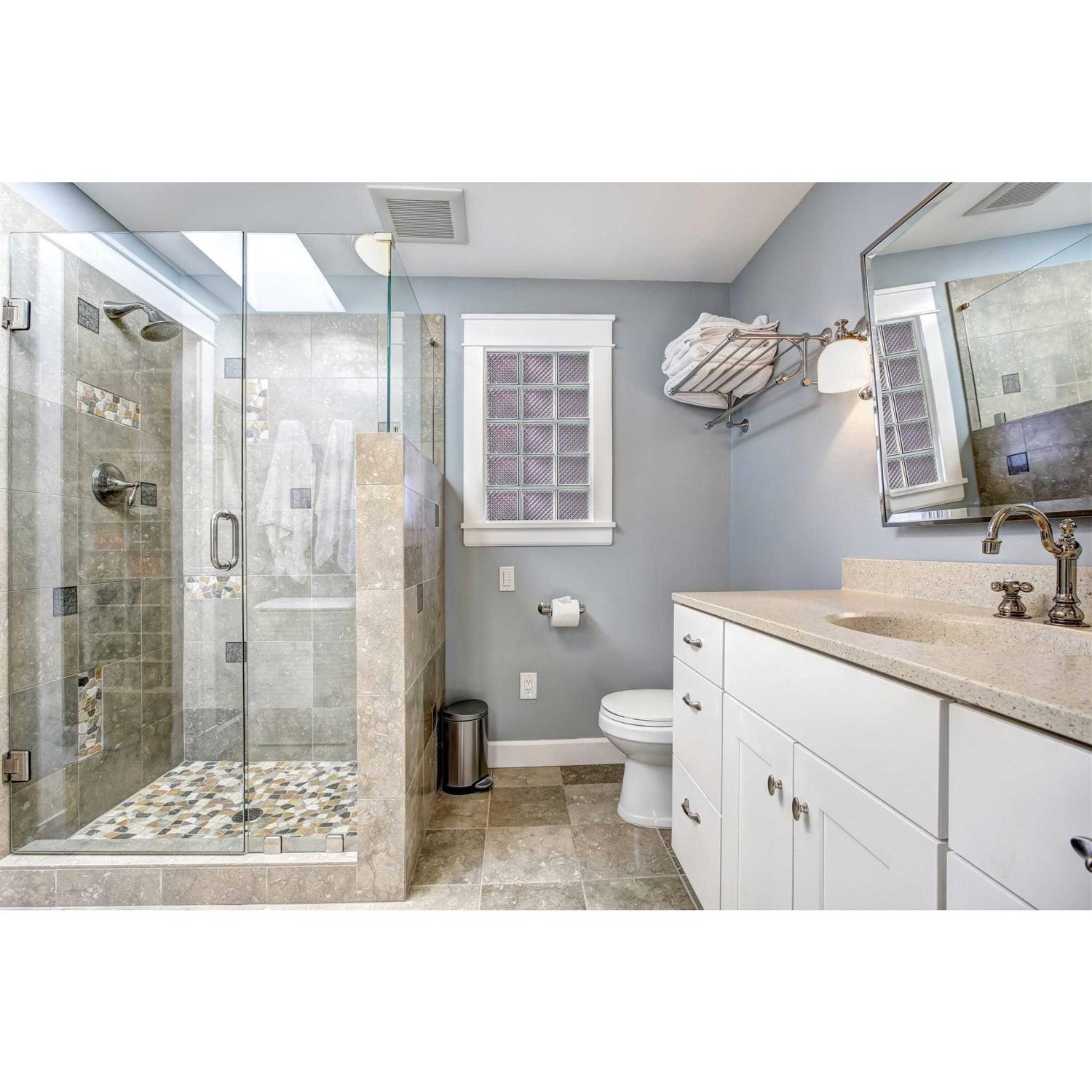 REDI2SET Pattern Frameless Replacement Glass Block Window - Cheap Fitting