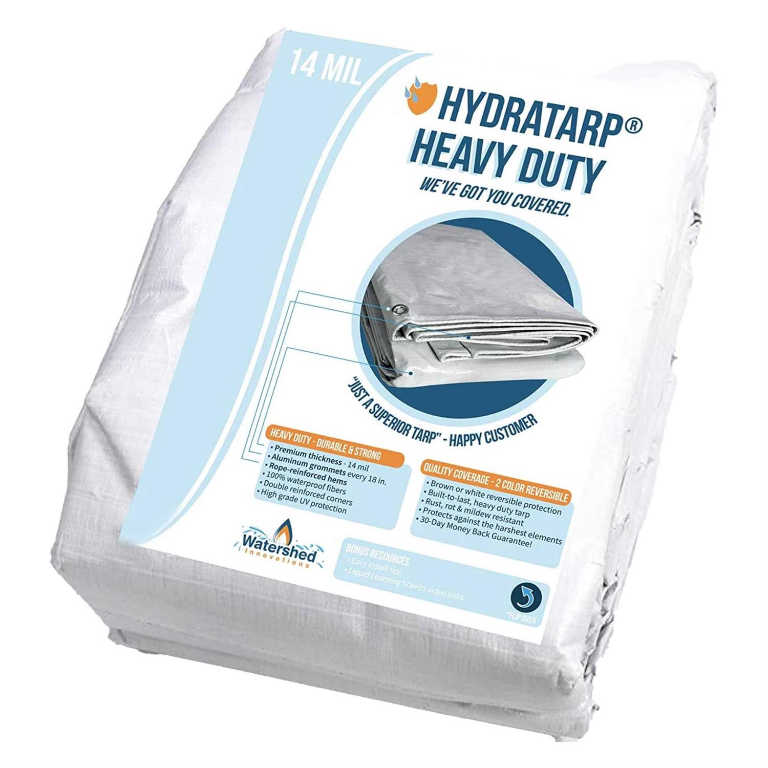 Watershed Innovations HydraTarp Heavy Duty Waterproof Tarp - Cheap Fitting