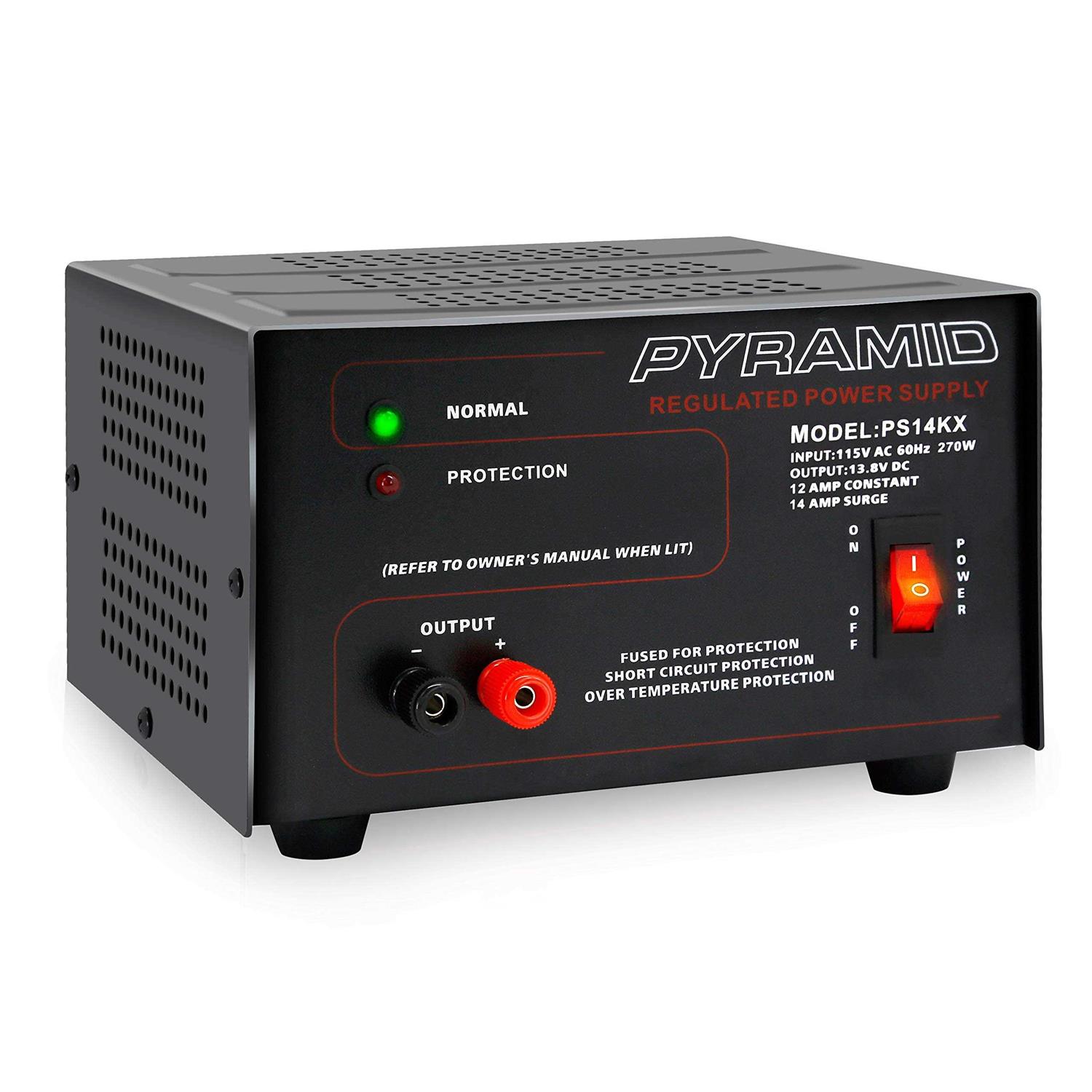 Pyramid Universal Compact Bench Power Supply-12 Amp Linear Regulated Home Lab Benchtop AC-to-Dc 12V Converter w/ 13.8 Volt Dc 115V AC 270 Watt Power - Cheap Fitting