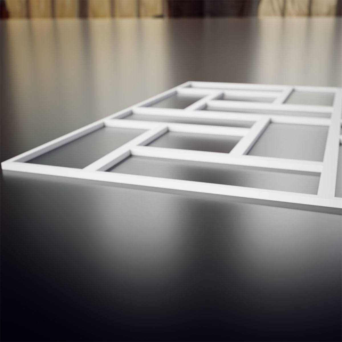 Sheffield Decorative Fretwork Wall Panels in Architectural Grade PVC - Cheap Fitting