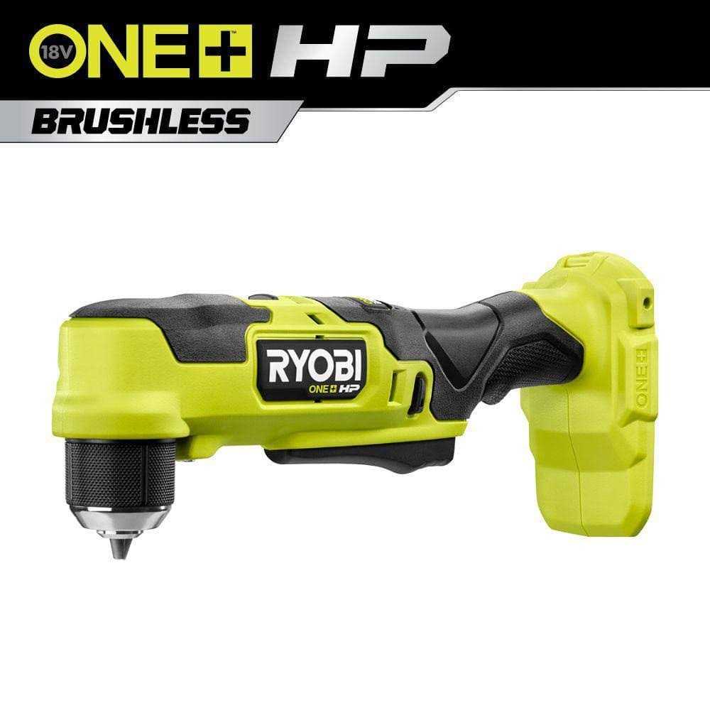 RYOBI ONE+ HP 18V Brushless Cordless Compact 3/8 in. Right Angle Drill Ah - Cheap Fitting