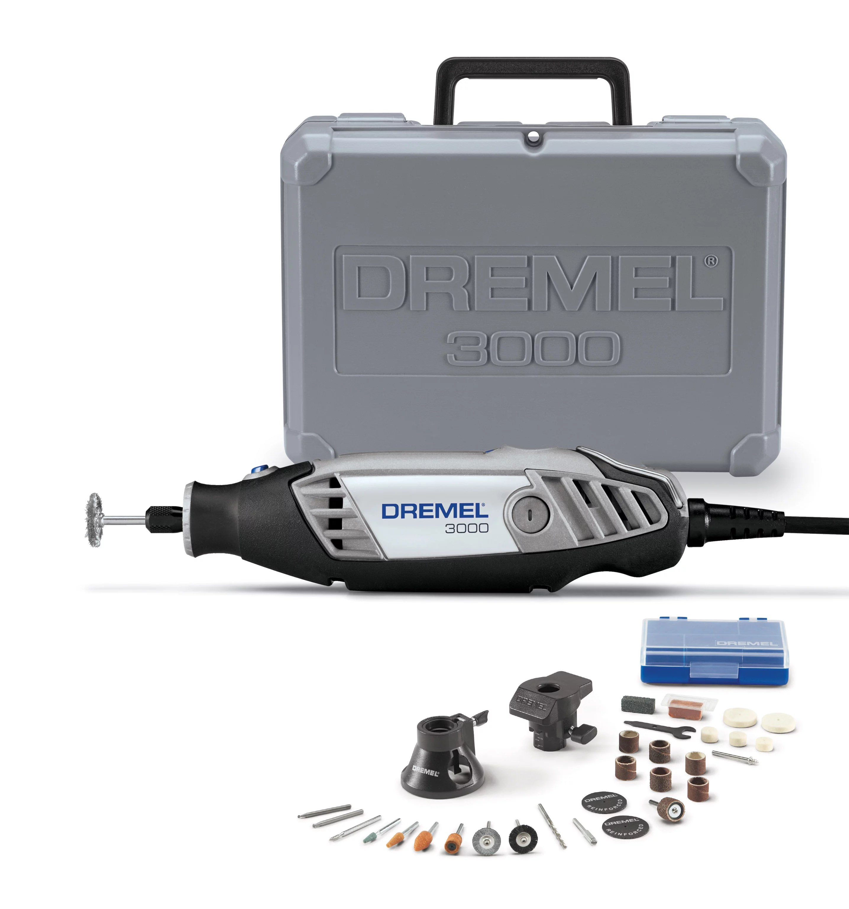 Dremel 3000-2/28 Variable Speed Rotary Tool Kit, 2 Attachments & 28 Accessories, Perfect for Routing, Metal Cutting, Wood Carving, and Polishing - Cheap Fitting