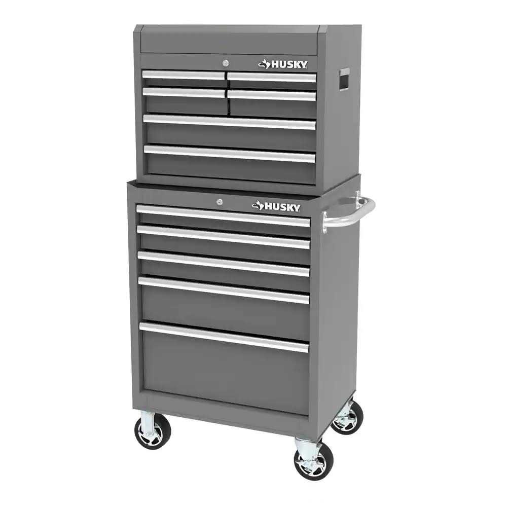Husky 27 in. 11-Drawer Tool Chest and Cabinet Combo - Cheap Fitting