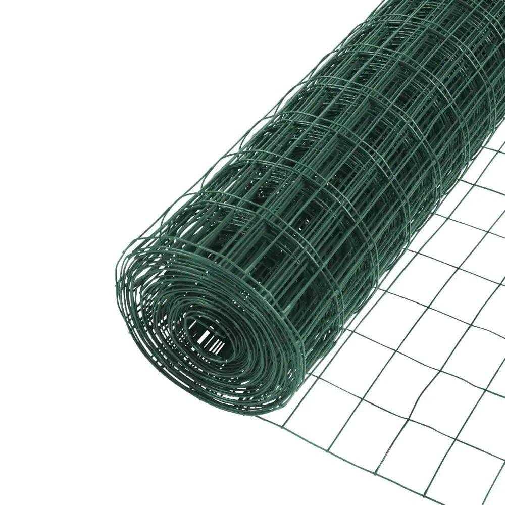 Everbilt 50 ft. Galvanized Steel Green PVC Coated Welded Wire - Cheap Fitting