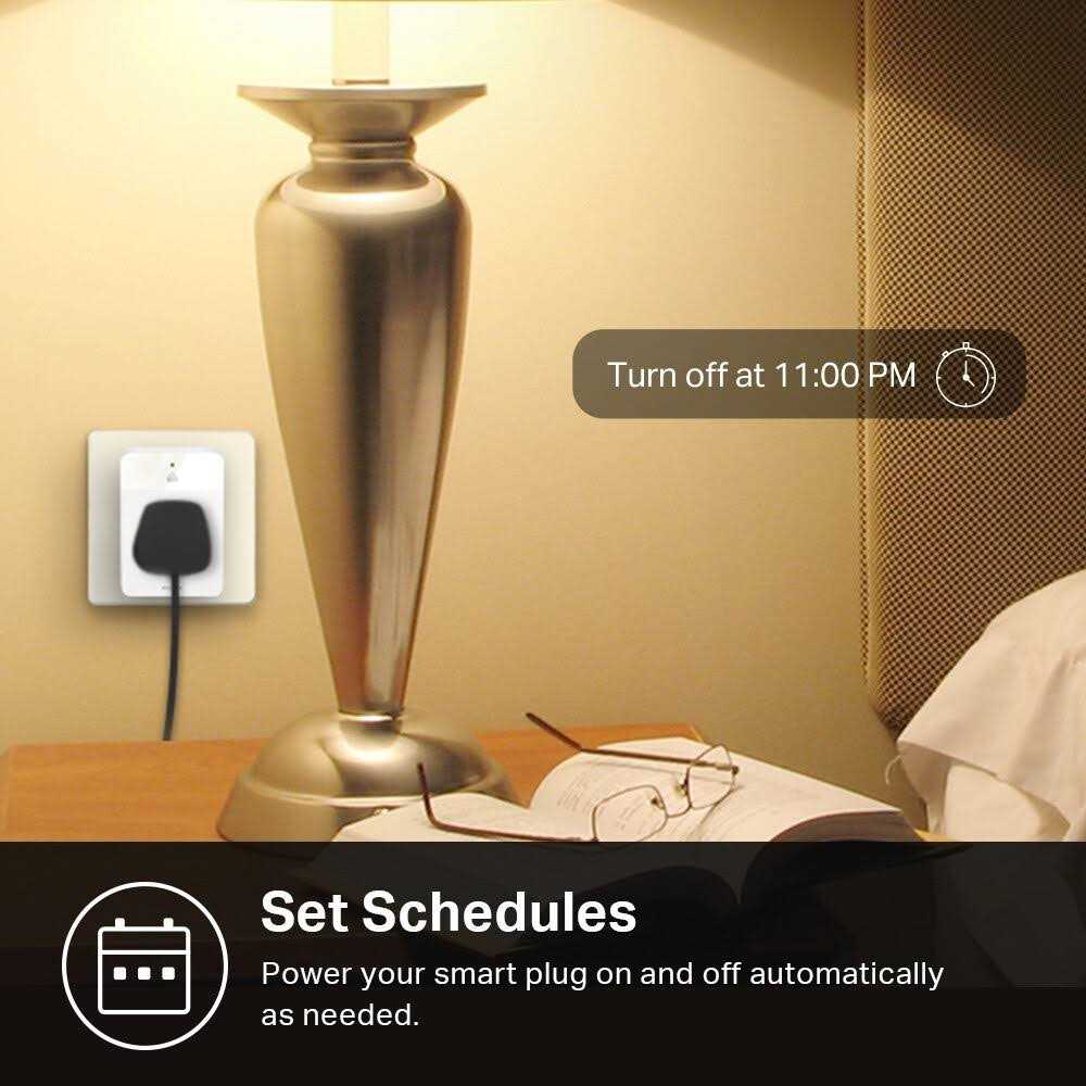 TP-Link KP115 Kasa Smart Wi-Fi Plug Slim with Energy Monitoring - Cheap Fitting