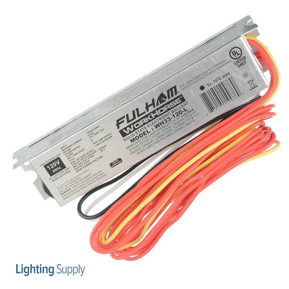 WH33-120-L Fulham WorkHorse Fluorescent Ballast - Cheap Fitting