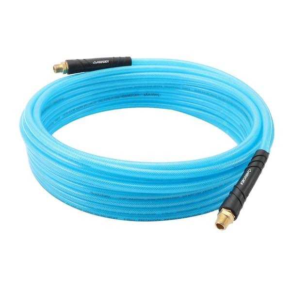 Husky 1/4 in. x 50 ft. Polyurethane Air Hose - Cheap Fitting