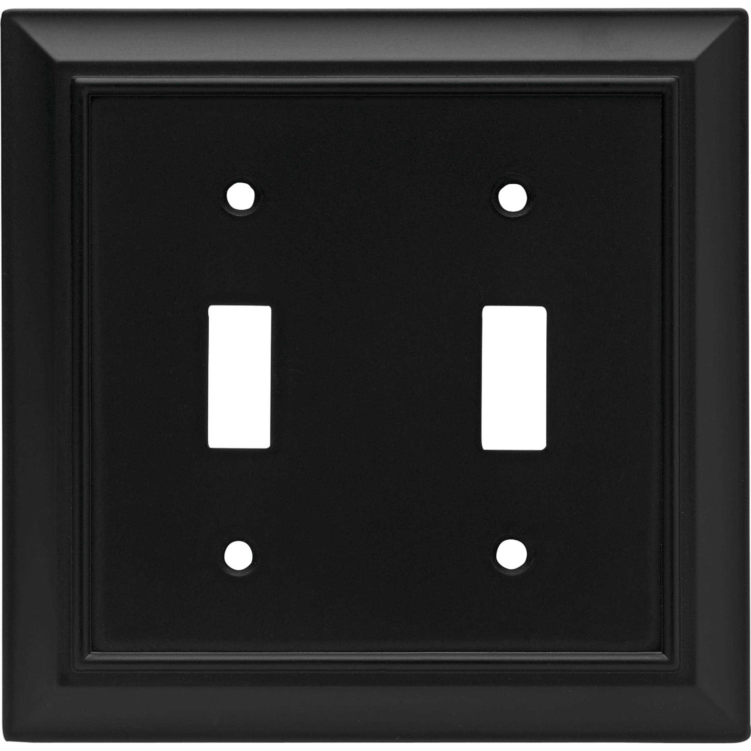 Brainerd Architectural Double Switch Wall Plate 64217 - Cheap Fitting