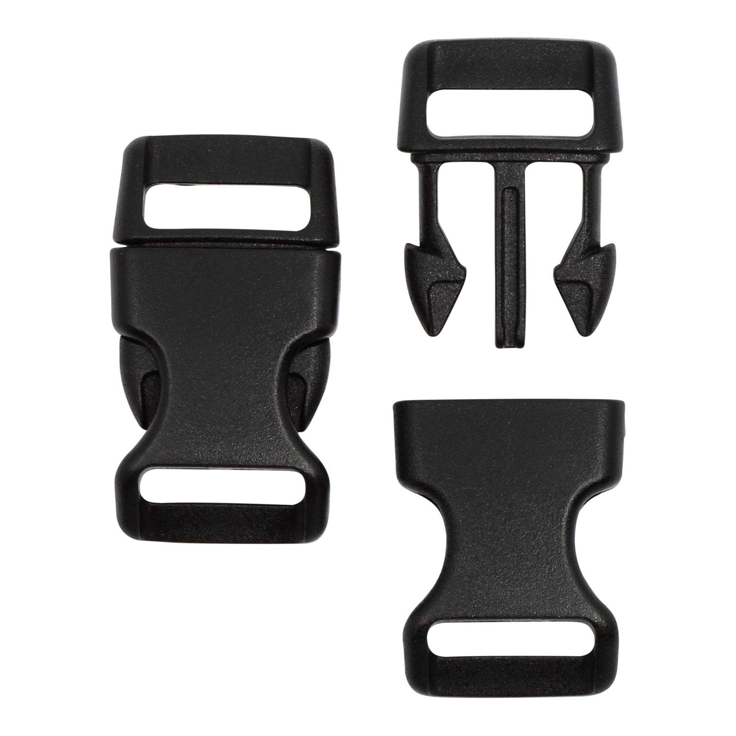 Dritz 5/8 Black Parachute Buckles For Strap - Cheap Fitting