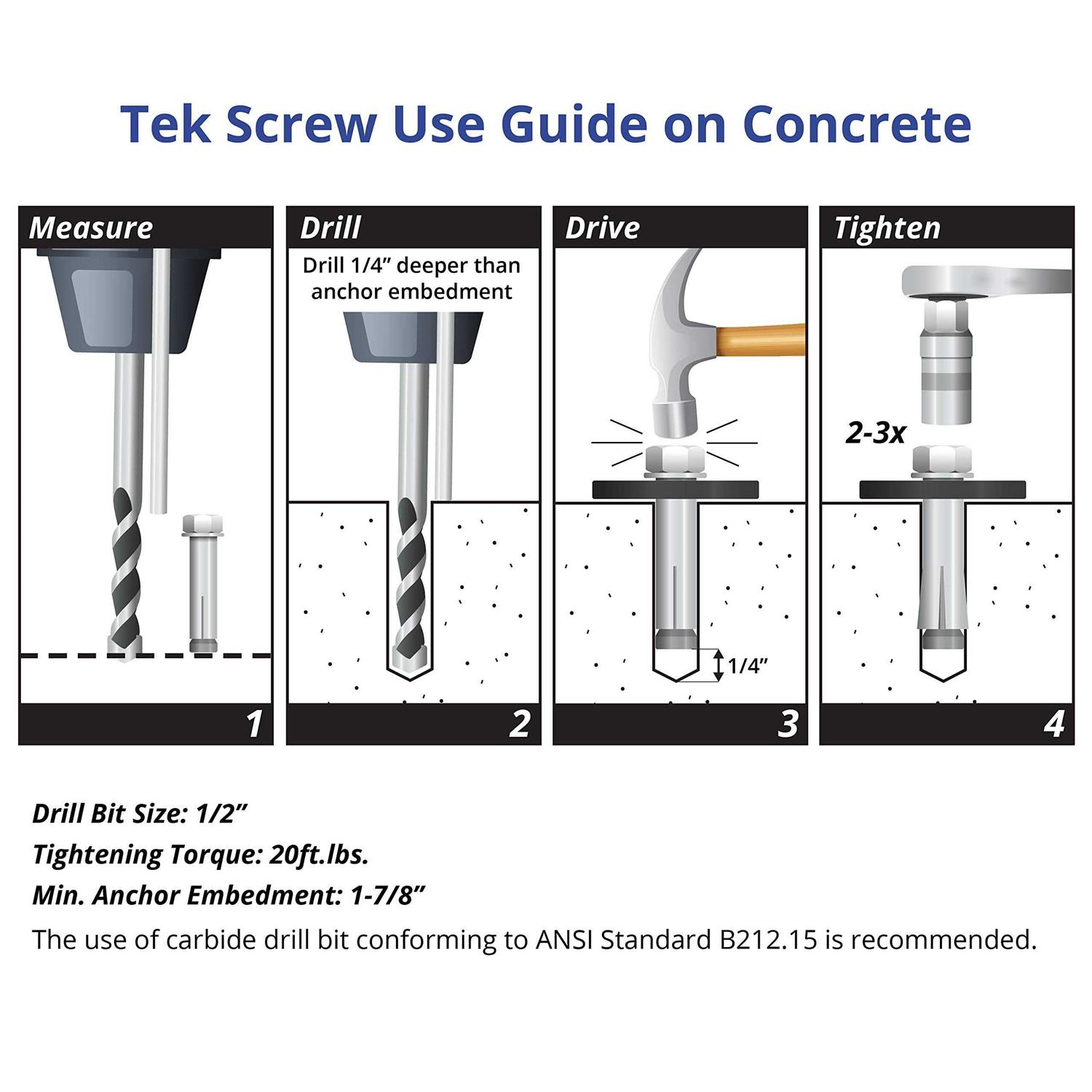 Xcel Fence Metal Flange for 2 Square Post, Included Cover, and 4 Pcs of 7/16 X 2-1/2 Anchor Bolts - Cheap Fitting