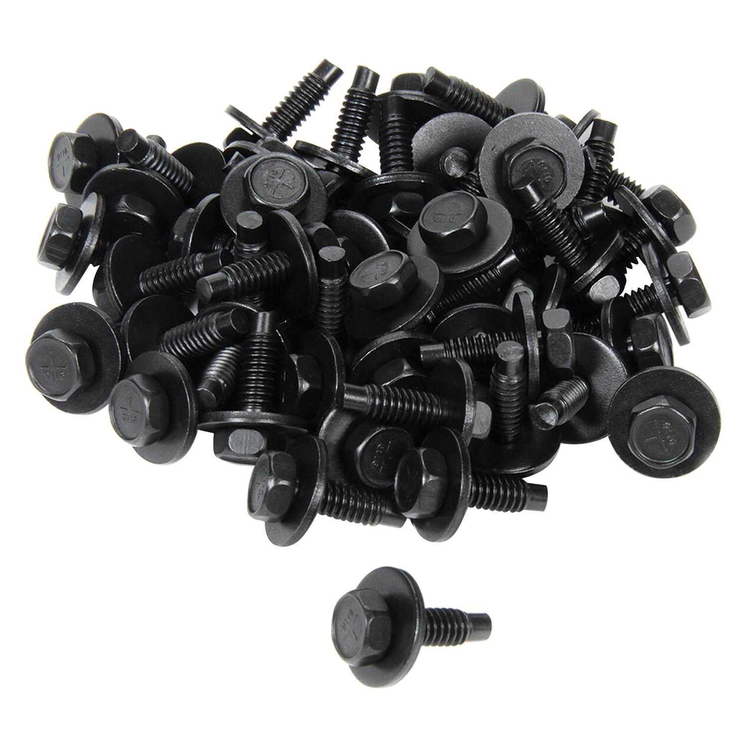Allstar Performance Body Bolt 3/4in 50pk Black ALL16550-50 - Cheap Fitting