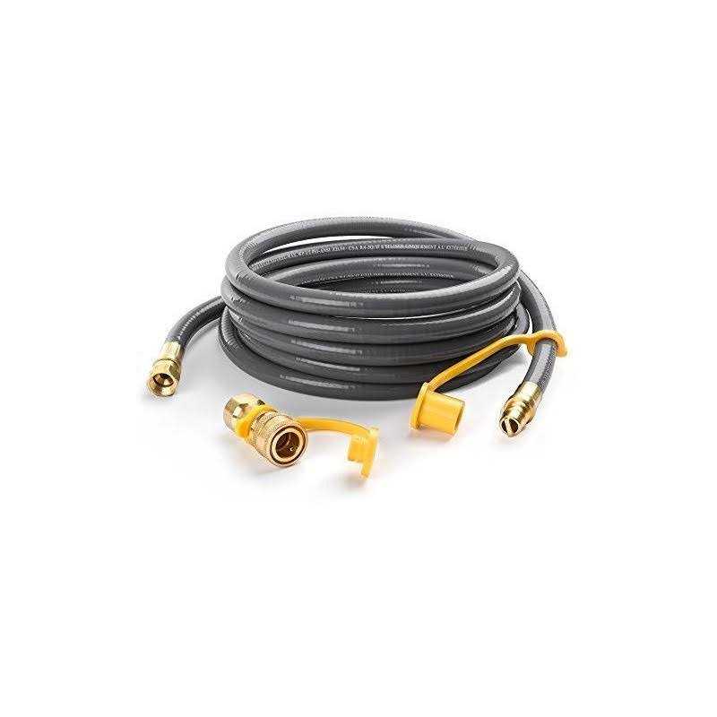 GASPRO 3/8 ID Natural Gas Hose, Low Pressure LPG Hose with Quick Connect, for Weber, Char-broil, Pizza Oven, Patio Heater and More	GASPRO 3/8 ID Natural Gas Hose, Low Pressure LPG Hose with Quick Connect, for Weber, Char-broil, Pizza Oven, Patio Hea - Cheap Fitting