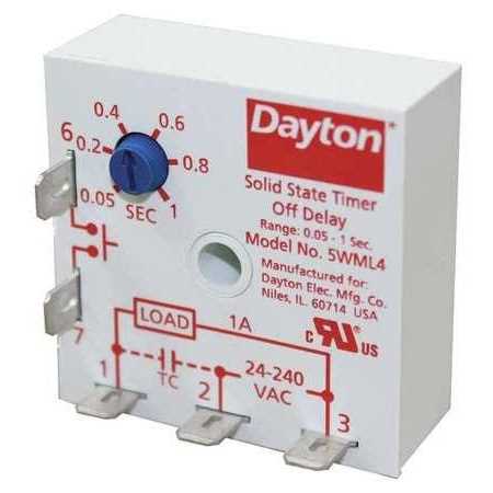Dayton 5WML4 SinFunEncapTimingRelay - Cheap Fitting
