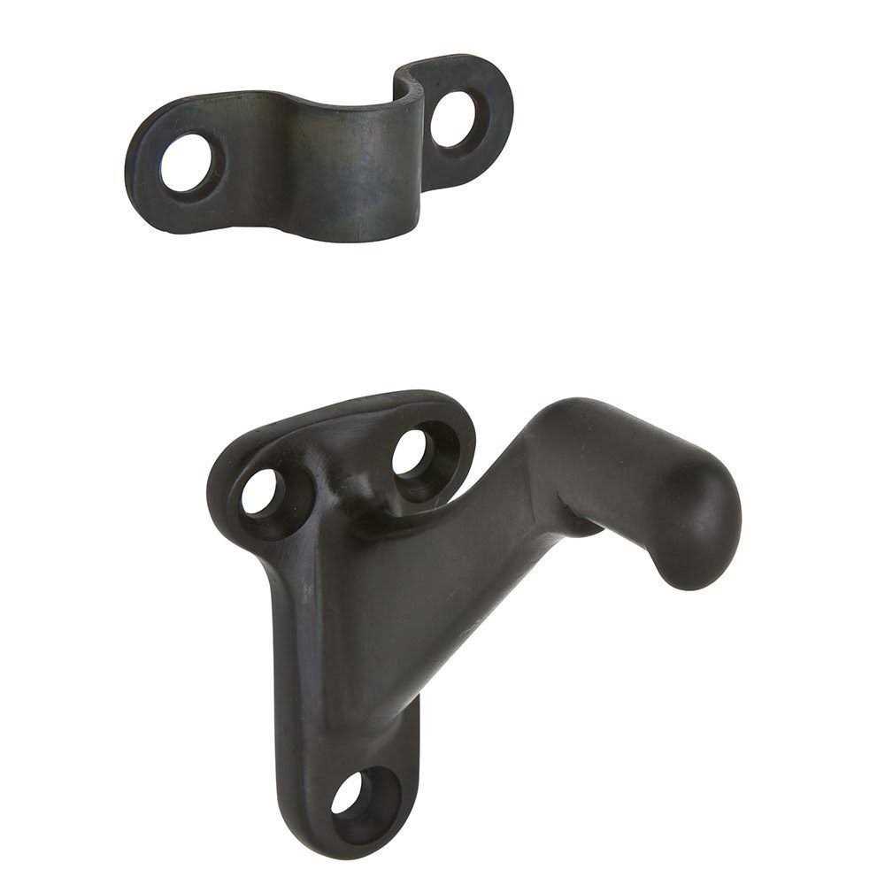 Ives Black Aluminum Handrail Bracket - Cheap Fitting