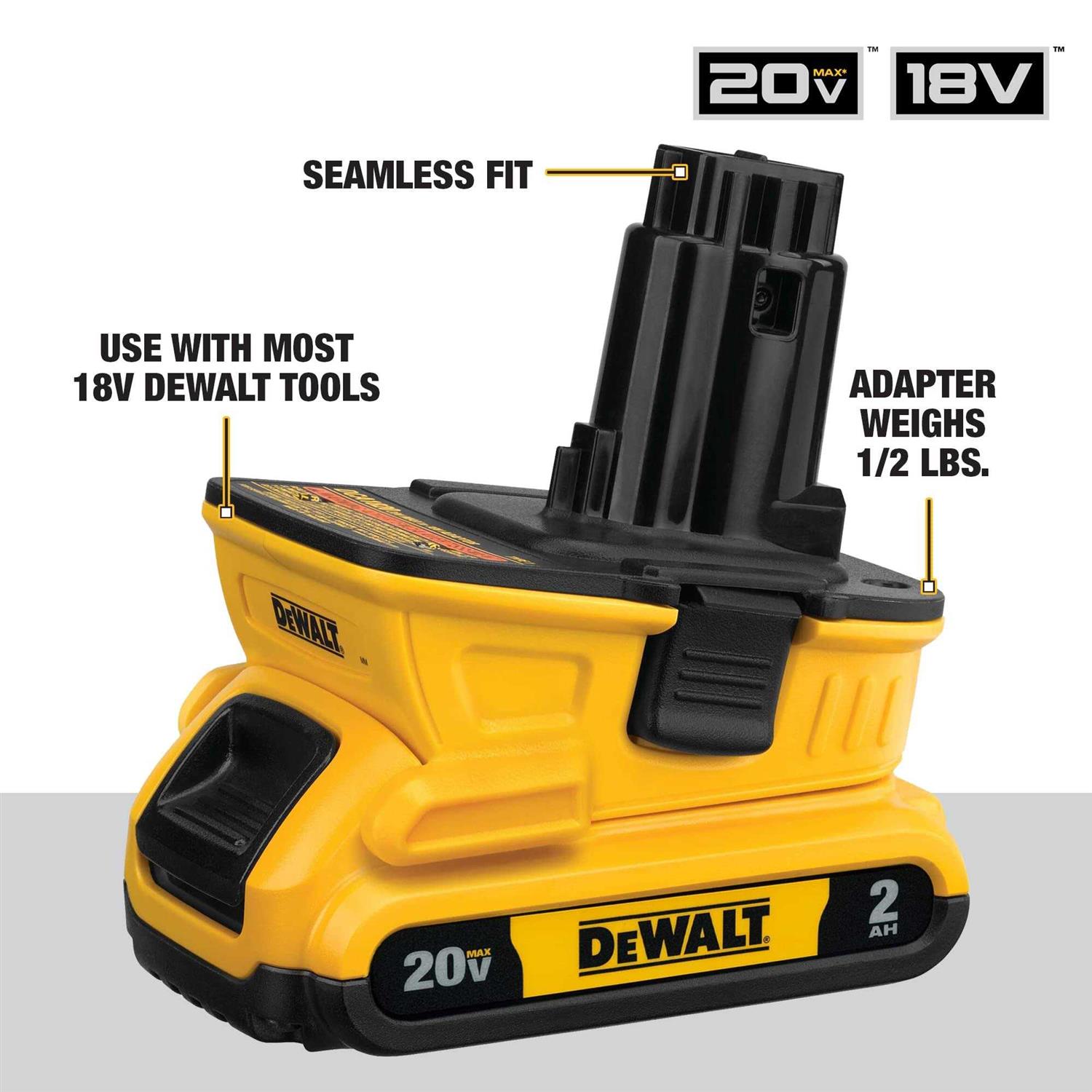 Dewalt 18V-20V Battery Adapter Kit DCA2203C - Cheap Fitting