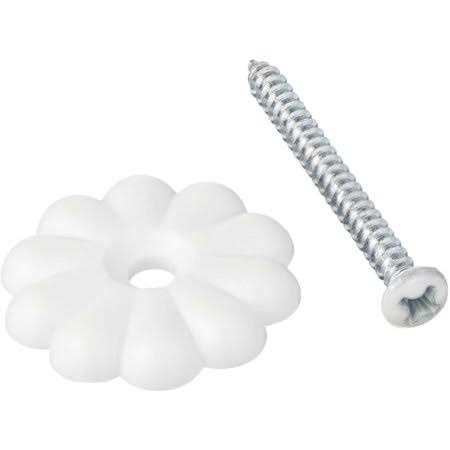 Mobile Home/RV Ceiling Rosette Buttons with Rosette Screws - Cheap Fitting