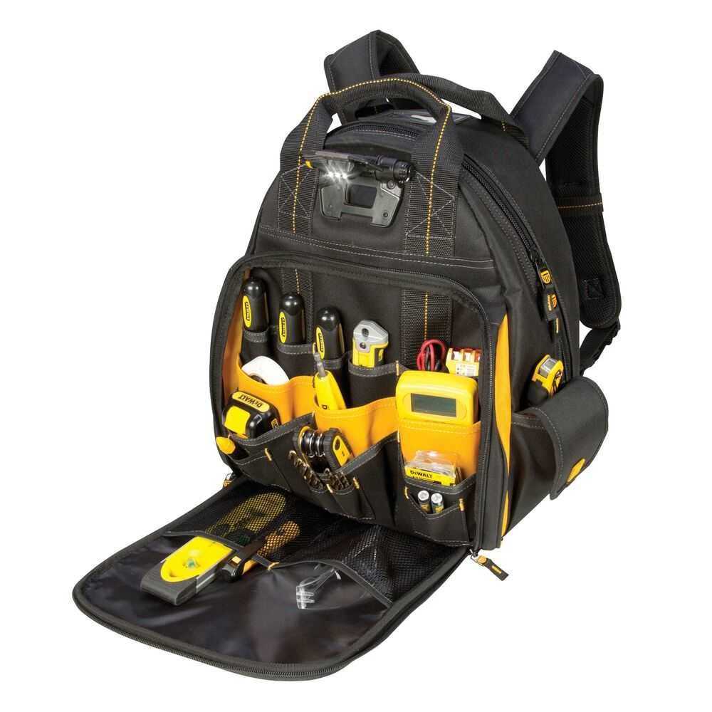 DGL523 DeWalt Lighted Tool Backpack 57 - Cheap Fitting