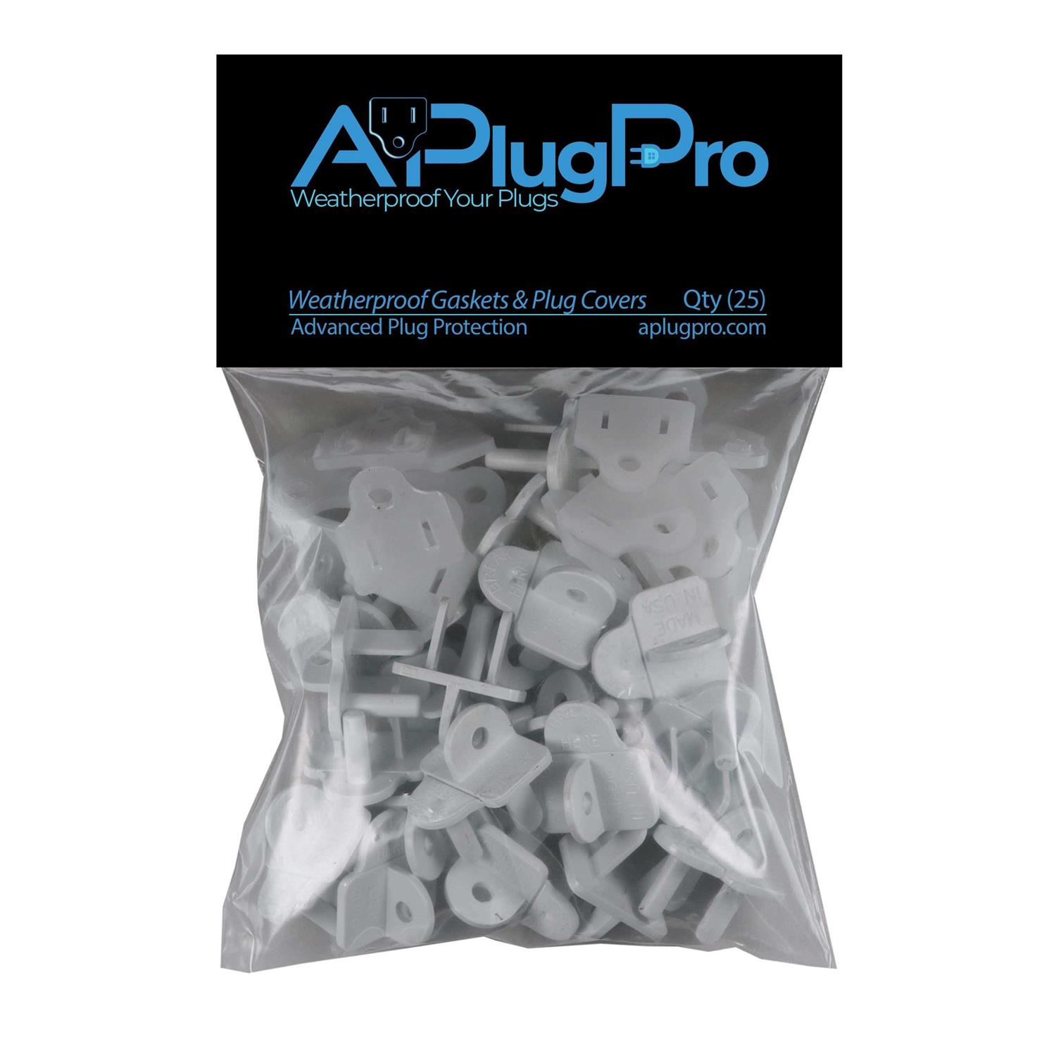 APLUGPRO WEATHERPROOF YOUR PLUGS Weatherproof Gaskets & Plug Covers for Outdoor Christmas Lights Installation - Cheap Fitting