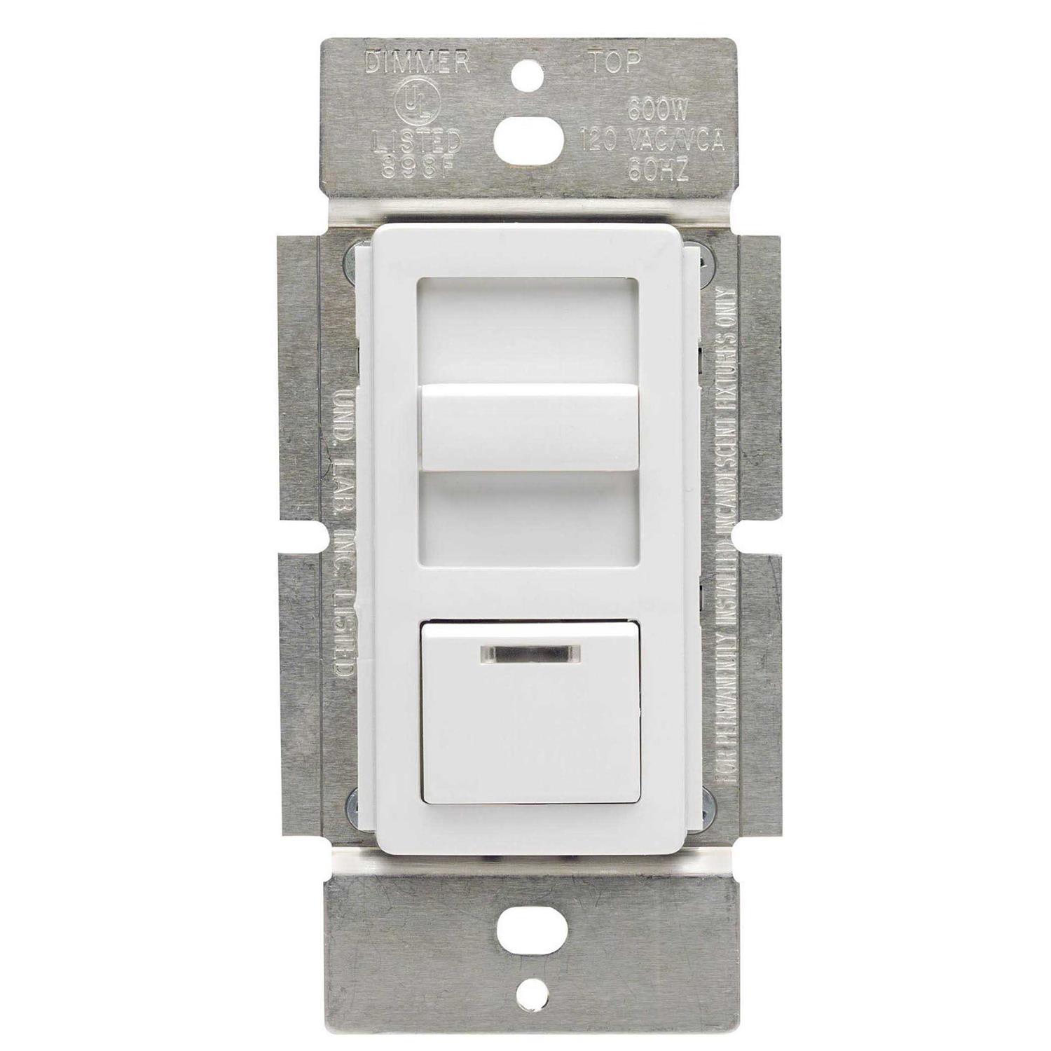 Leviton IllumaTech Magnetic Low Voltage Slide Dimmer IPM06-1LZ - Cheap Fitting