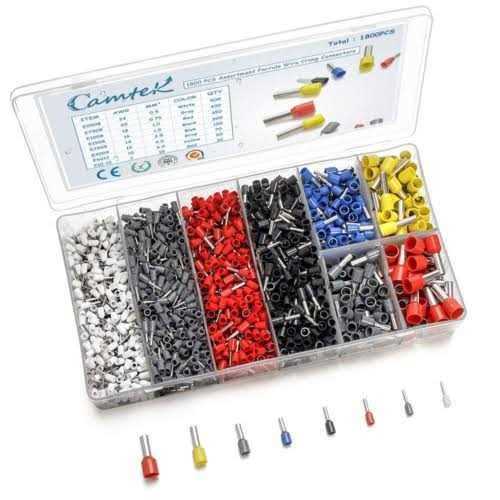 Camtek 1800pcs Wire Ferrules Terminals Kit - Cheap Fitting