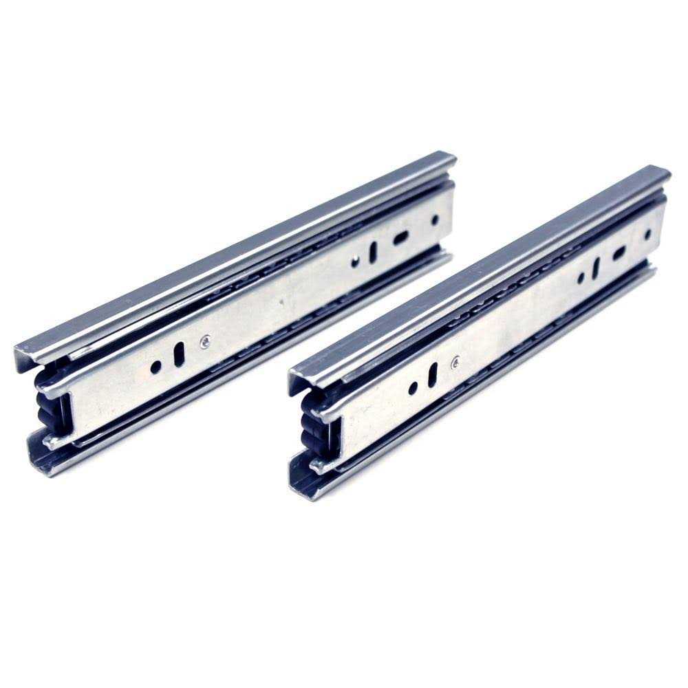 8 in. Side Mount Full Extension Ball Bearing Drawer Slide with Installation Screws 1-Pair - Cheap Fitting