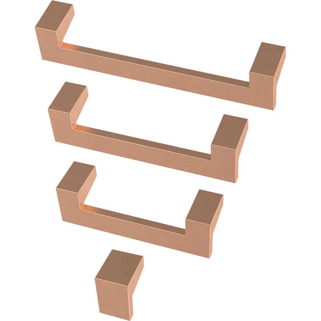 Franklin Brass Mirrored Cabinet Pull 5-1/16 in Drawer Handle P40837K - Cheap Fitting