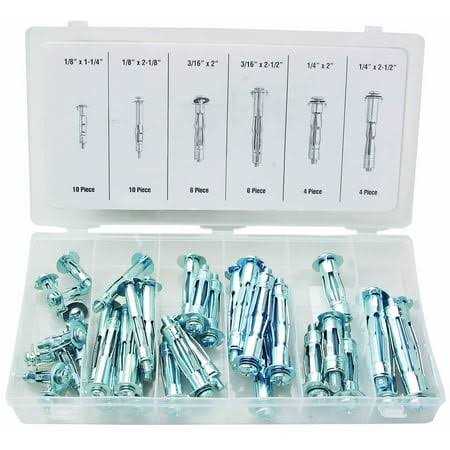Storehouse 40 Piece Molly Bolt Assortment - Cheap Fitting
