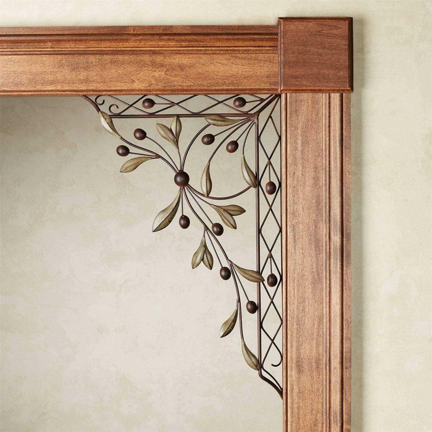 Touch of Class Handcrafted Catalonia Sage Corner Door Bracket Set of Two	Touch of Class Handcrafted Catalonia Sage Corner Door Bracket Set of Two - Cheap Fitting