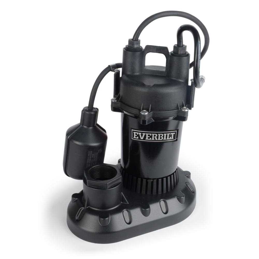 Everbilt Submersible Aluminum Sump Pump with Tethered Switch - Cheap Fitting