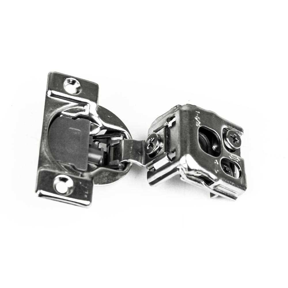105-Degree 1-5/16 in. (35 mm) Overlay Soft Close Face Frame Cabinet Hinges with Installation Screws (1-Pair) - Cheap Fitting
