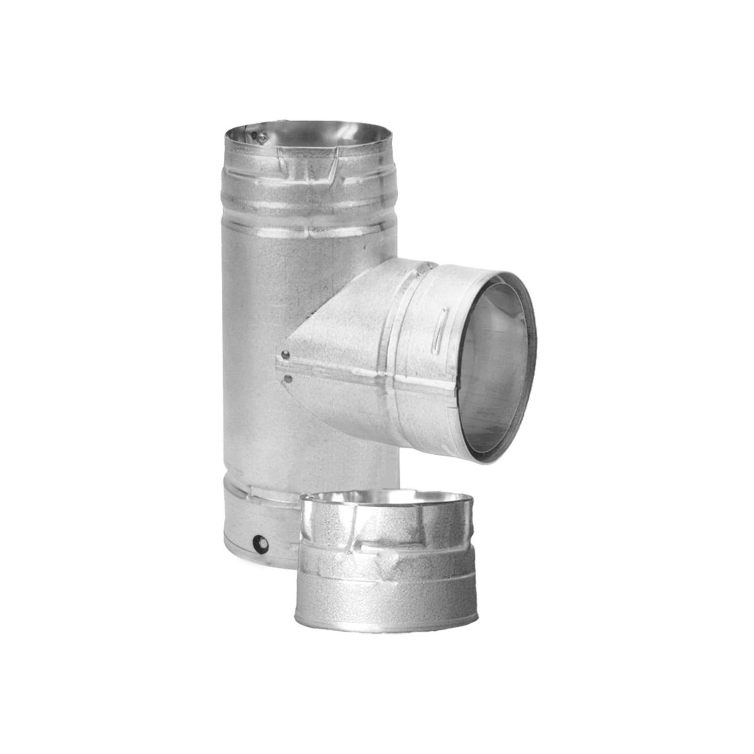 DuraVent PelletVent Venting Tee with Clean-Out 4PVL-T - Cheap Fitting