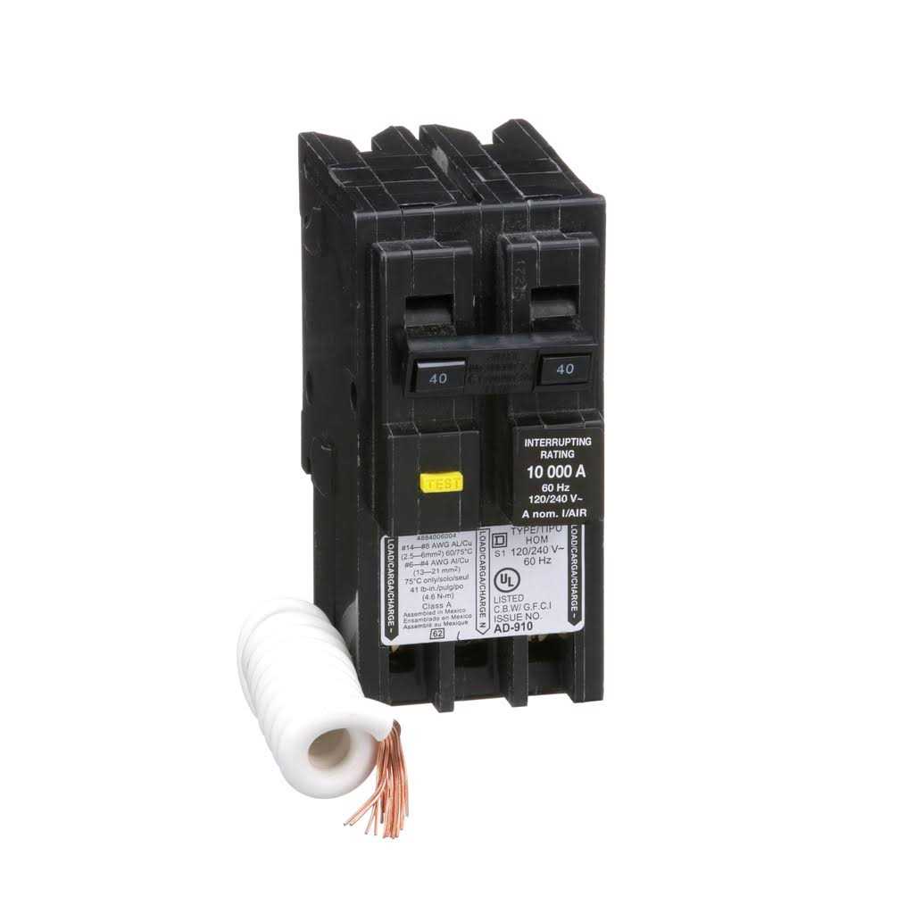 Square D Circuit Breaker HOM240GFI - Cheap Fitting