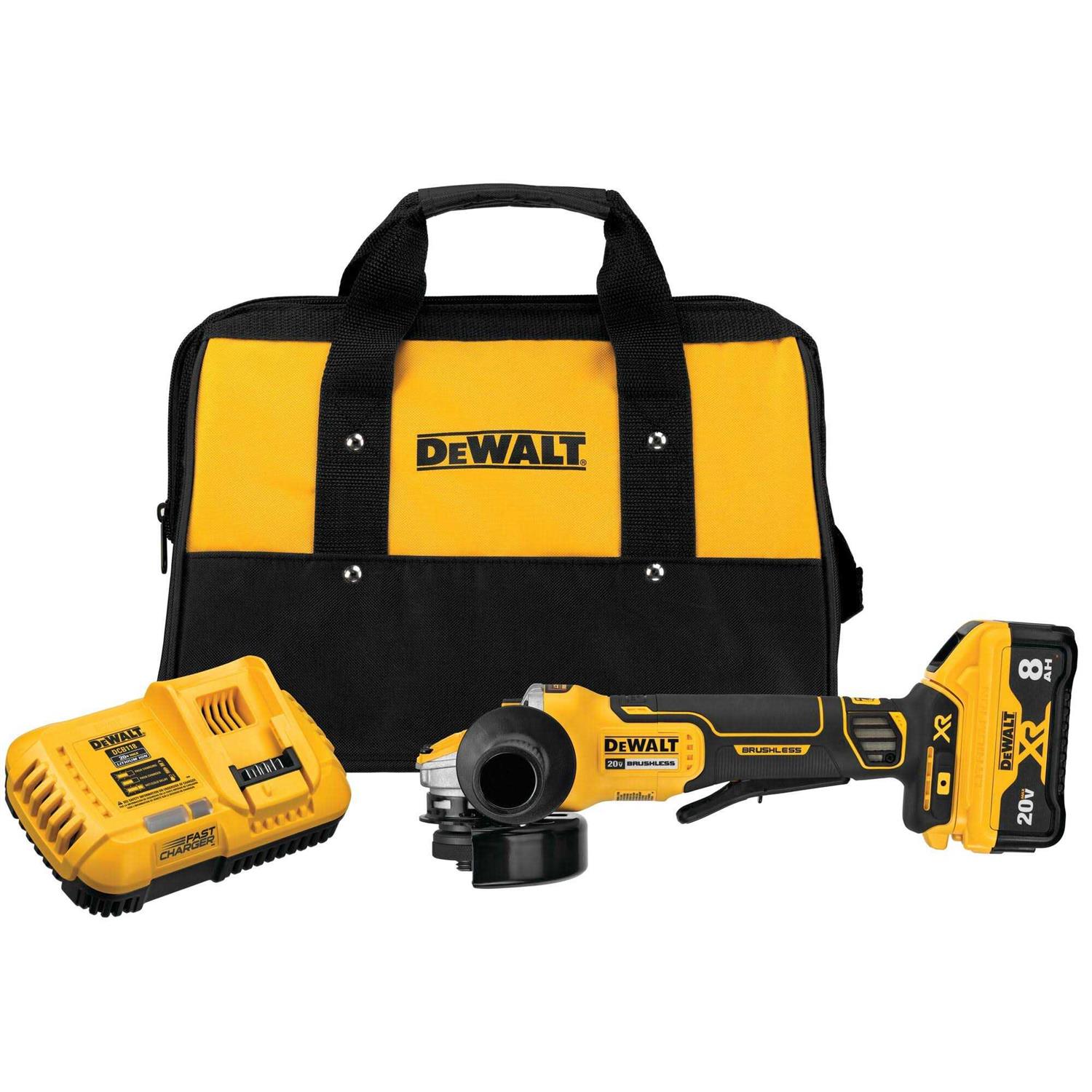 DEWALT DCG415W1 20V MAX XR Power Detect 5 Angle Grinder Kit - Cheap Fitting