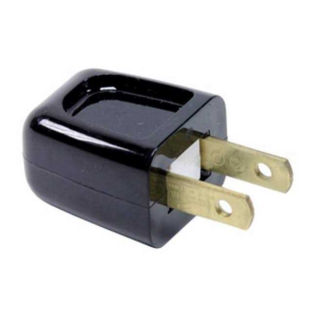 Eaton Wiring Devices 2601BK-BU Plug Easy Install 10A125V 2P2W Nonpol Bk - Cheap Fitting