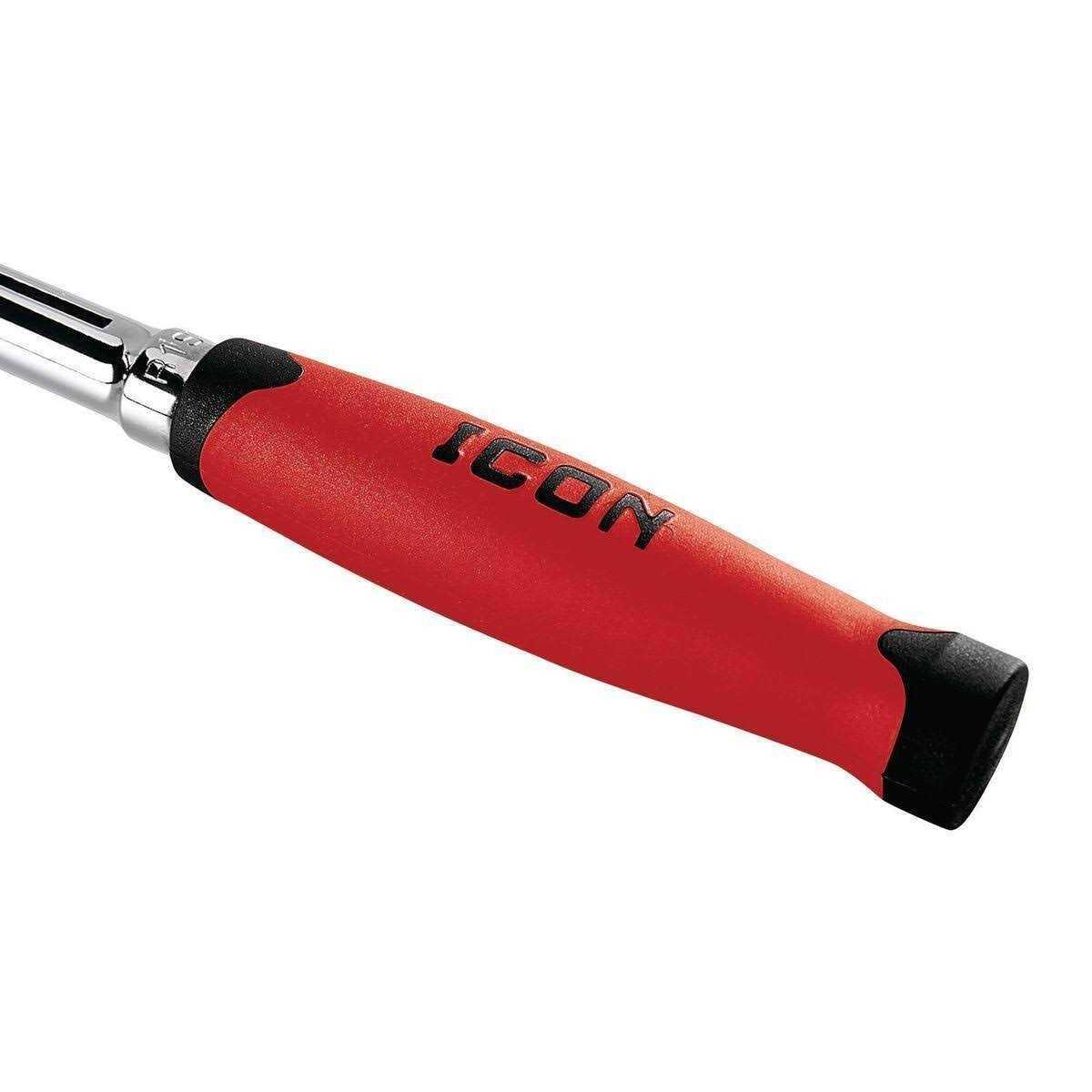 Icon 1/4 in. Drive Professional Swivel Head Ratchet with Comfort Grip - Cheap Fitting
