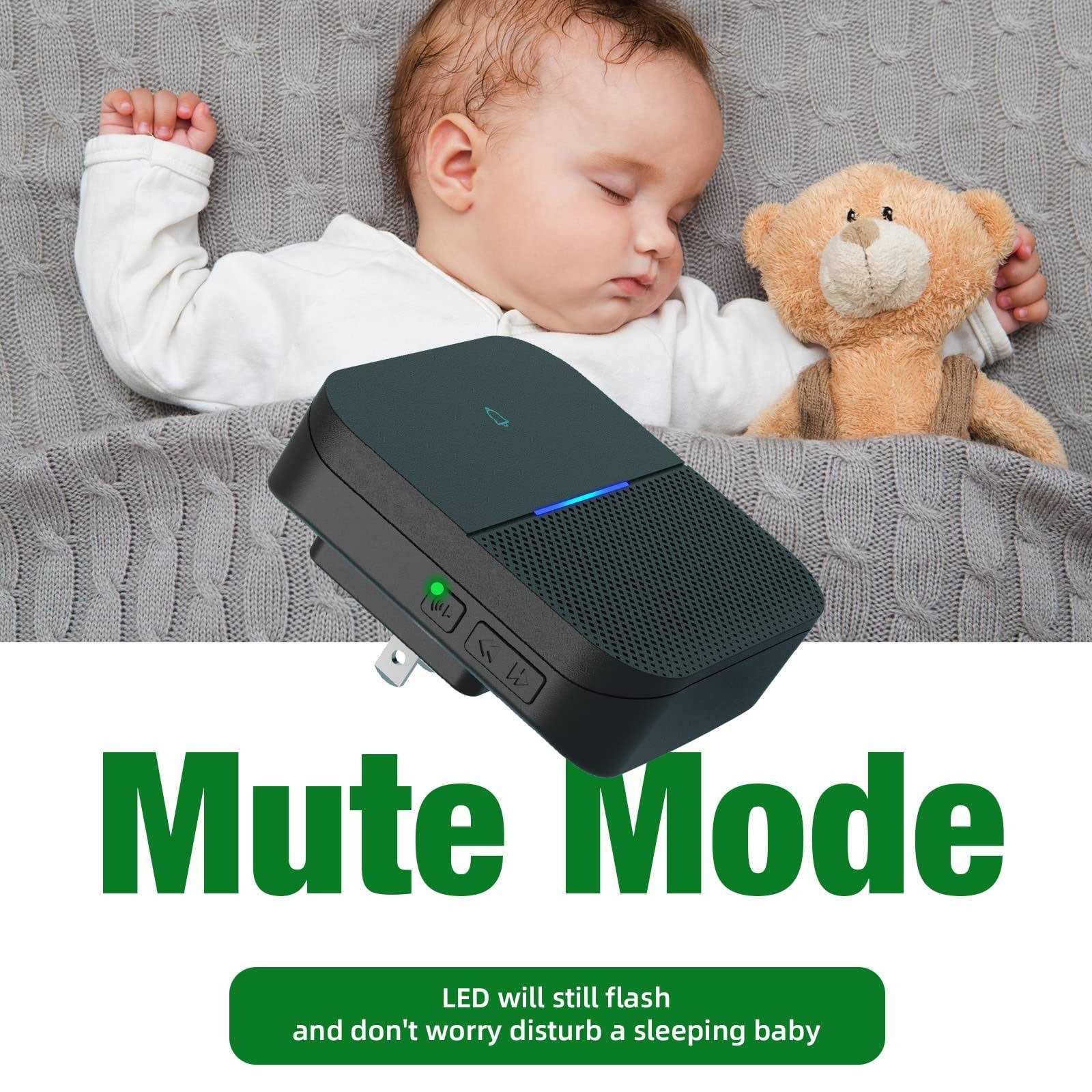 AIDA Lighted Wireless Doorbell Home Waterproof Doorbell 1,000ft Range - Cheap Fitting