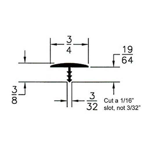 T Molding.com 20ft Roll Of Red 3/4 Plastic Tee Moulding for Arcade Game Cabinets, Counters, Shelves, or Tables - Cheap Fitting