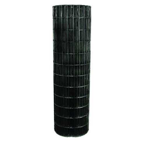 GARDEN CRAFT Origin Point 48 in. x 100ft. Black Vinyl Welded Wire with 2 in. x 4 in. Mesh - Cheap Fitting