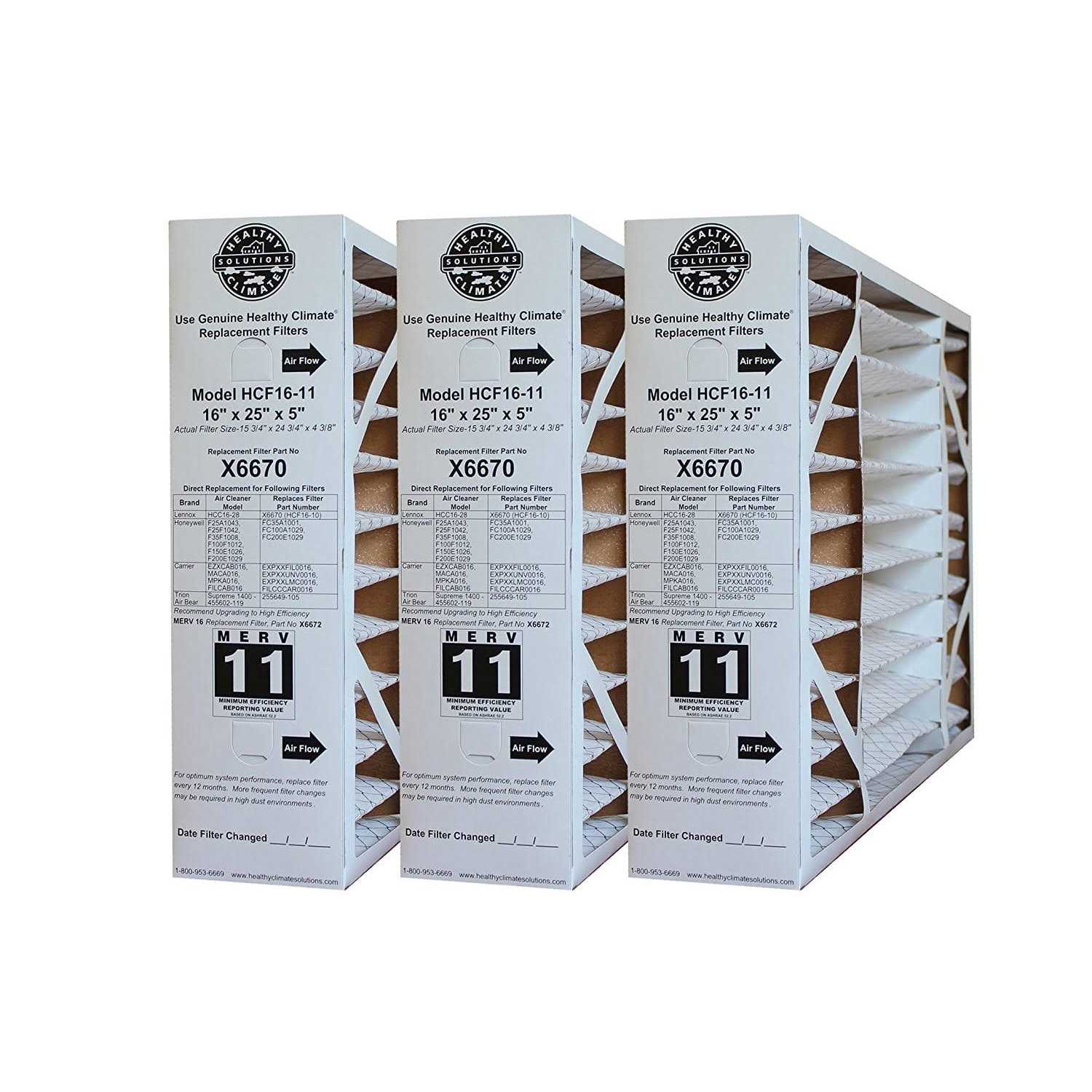 Lennox X6670 MERV 11 Filter - Cheap Fitting