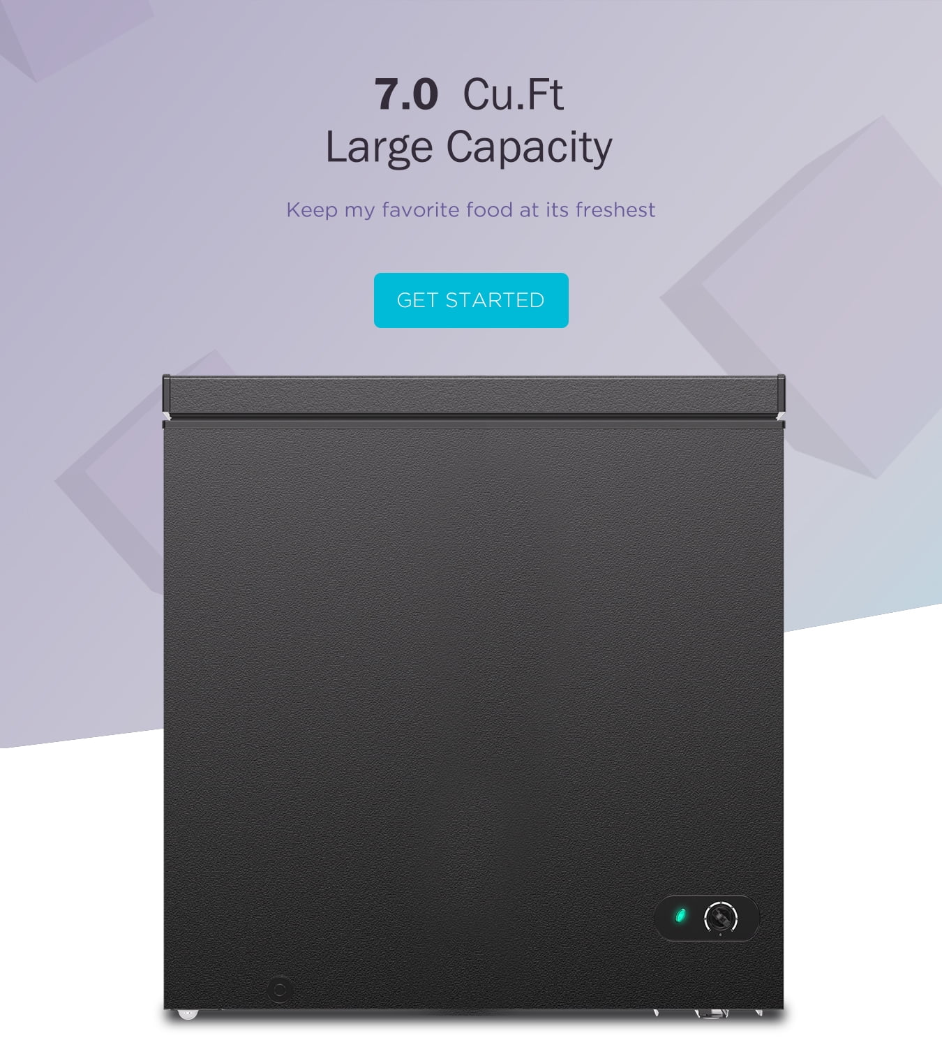 Northair 7.0 Cu ft Garage Ready Chest Freezer with Adjustable Temperature Controls - Cheap Fitting