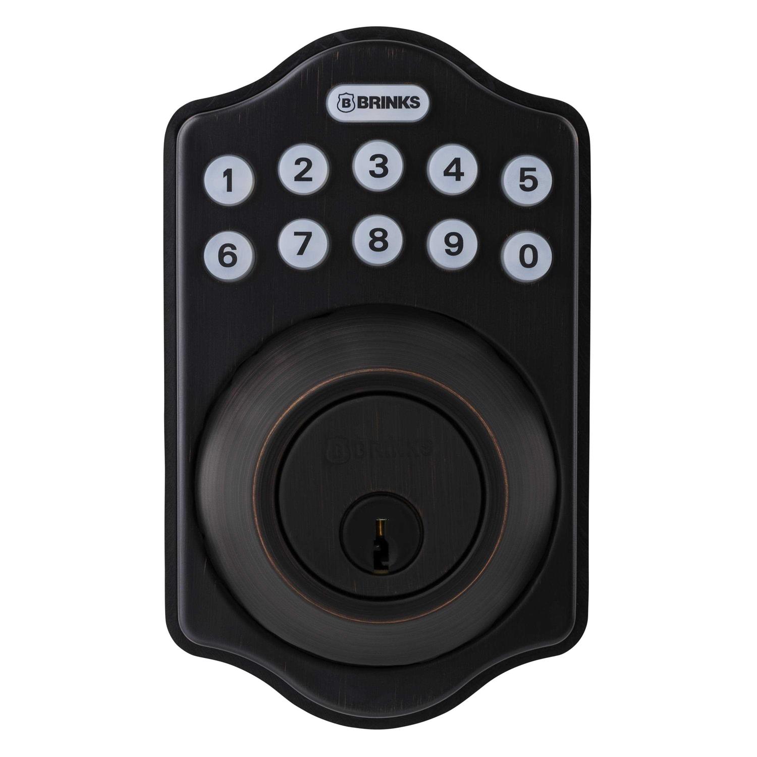 Brinks Electronic Deadbolt Door Lock - Cheap Fitting