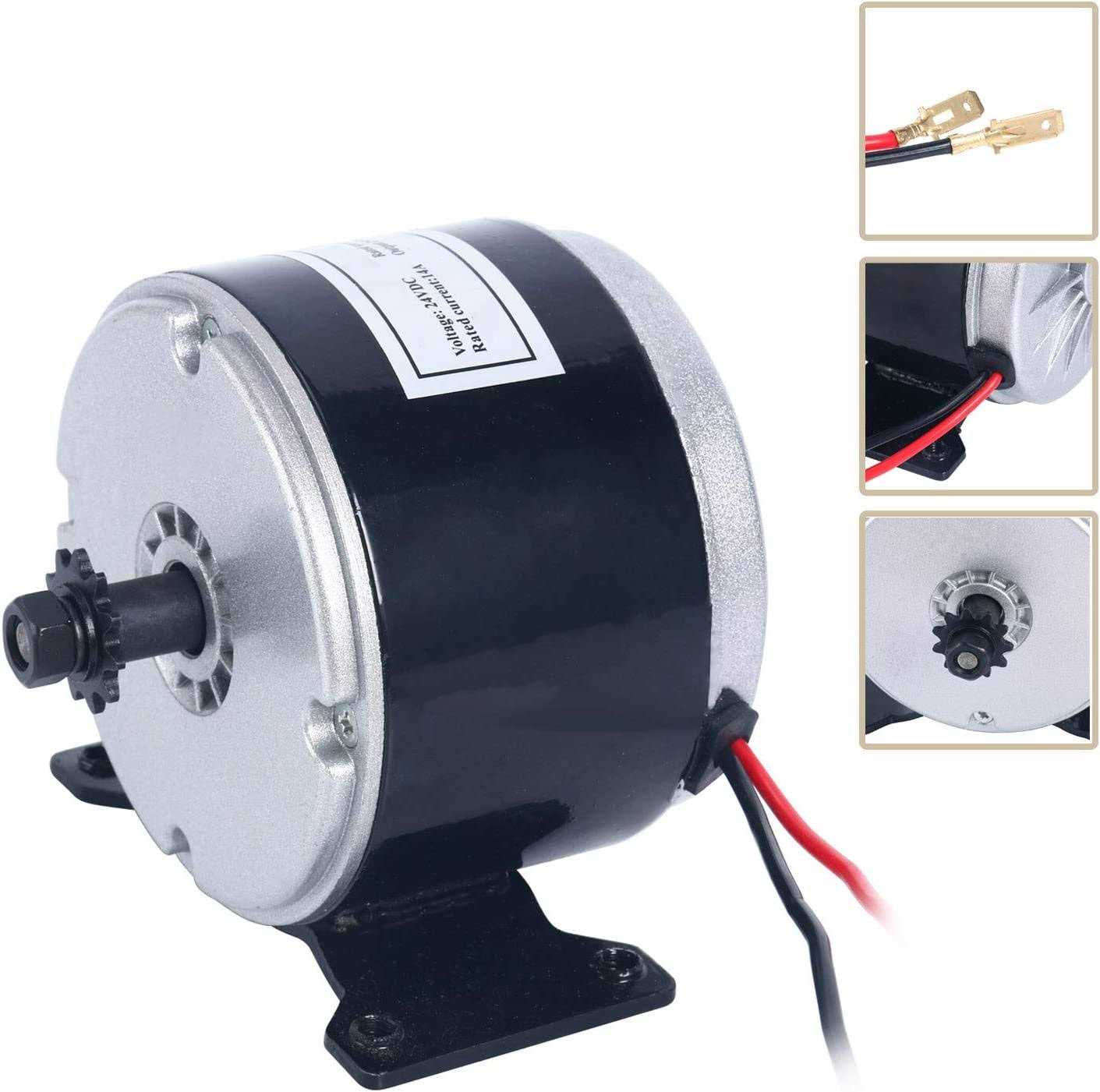 YaeTek 24V Electric Motor Brushed 250W 2650RPM Chain For E Scooter Drive Speed Control - Cheap Fitting