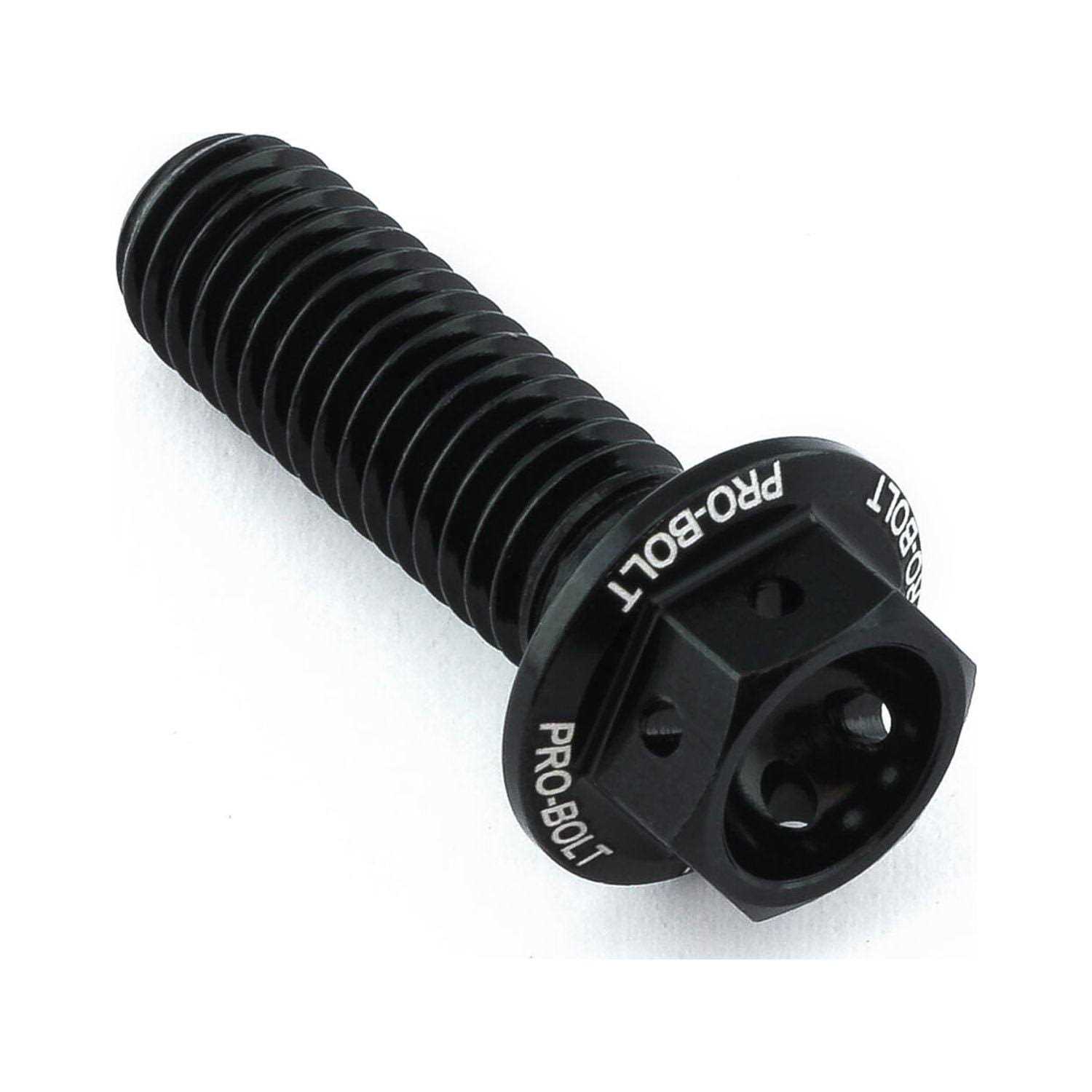 Pro-Bolt Aluminum Flanged Hex Head Bolt Race Spec Etched - Cheap Fitting