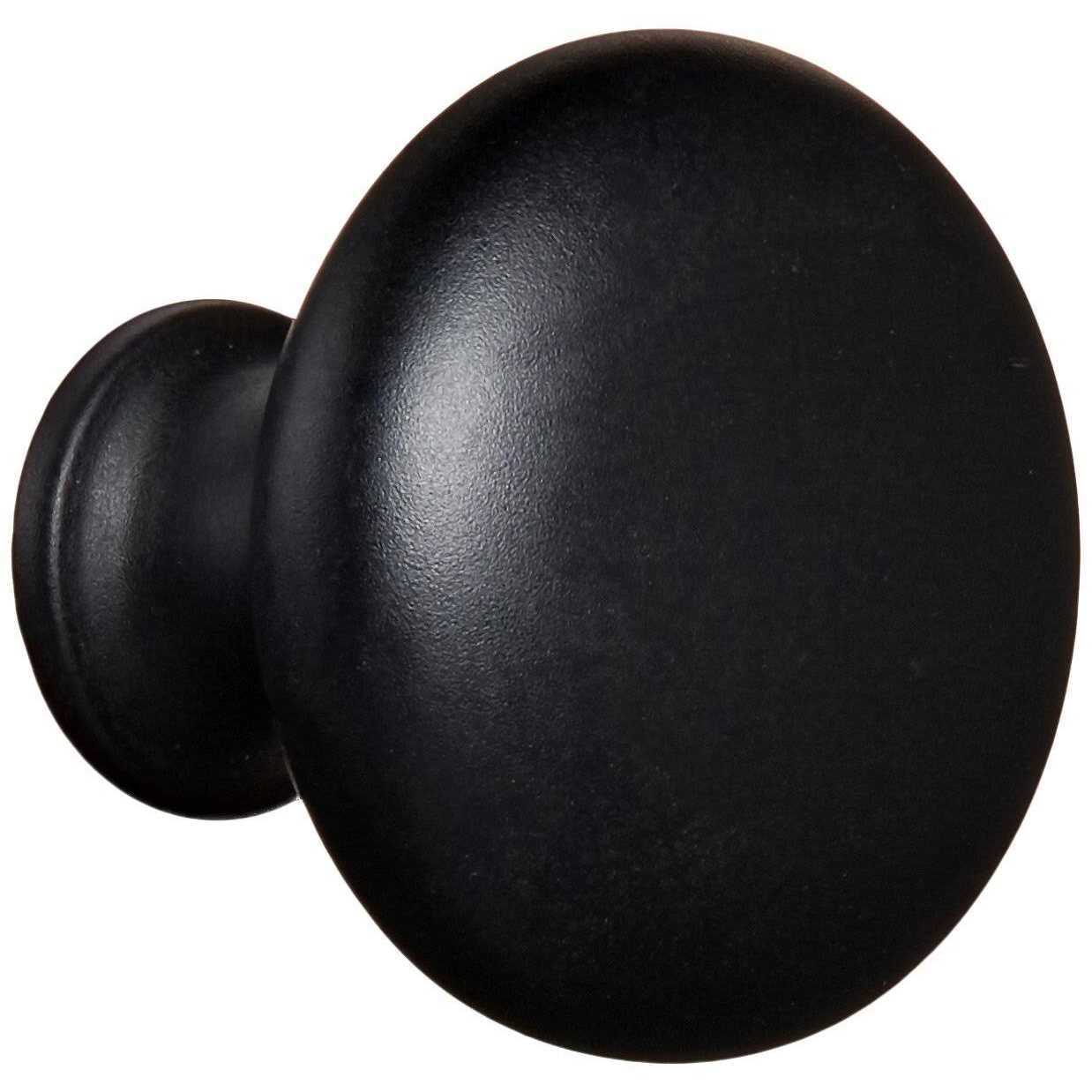 Gatehouse Round Transitional Cabinet Knob Z772B-31-DBK - Cheap Fitting