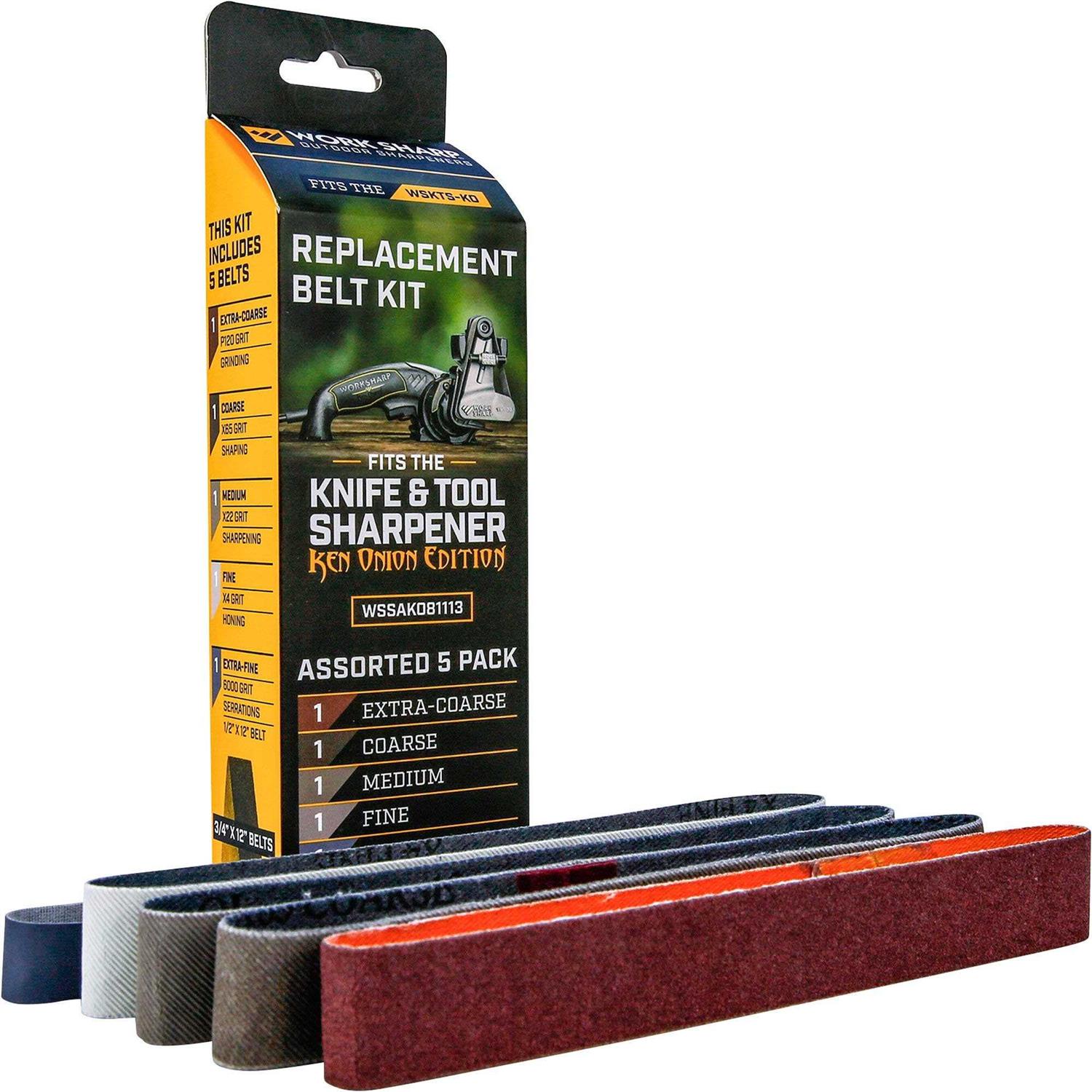 Work Sharp Wssako81113 Assorted Belt Kit Replacement for Ken Onion Edition - Cheap Fitting