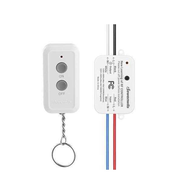 DEWENWILS Wireless Remote Control Light Switch and Receiver 100 Ft RF Range - Cheap Fitting