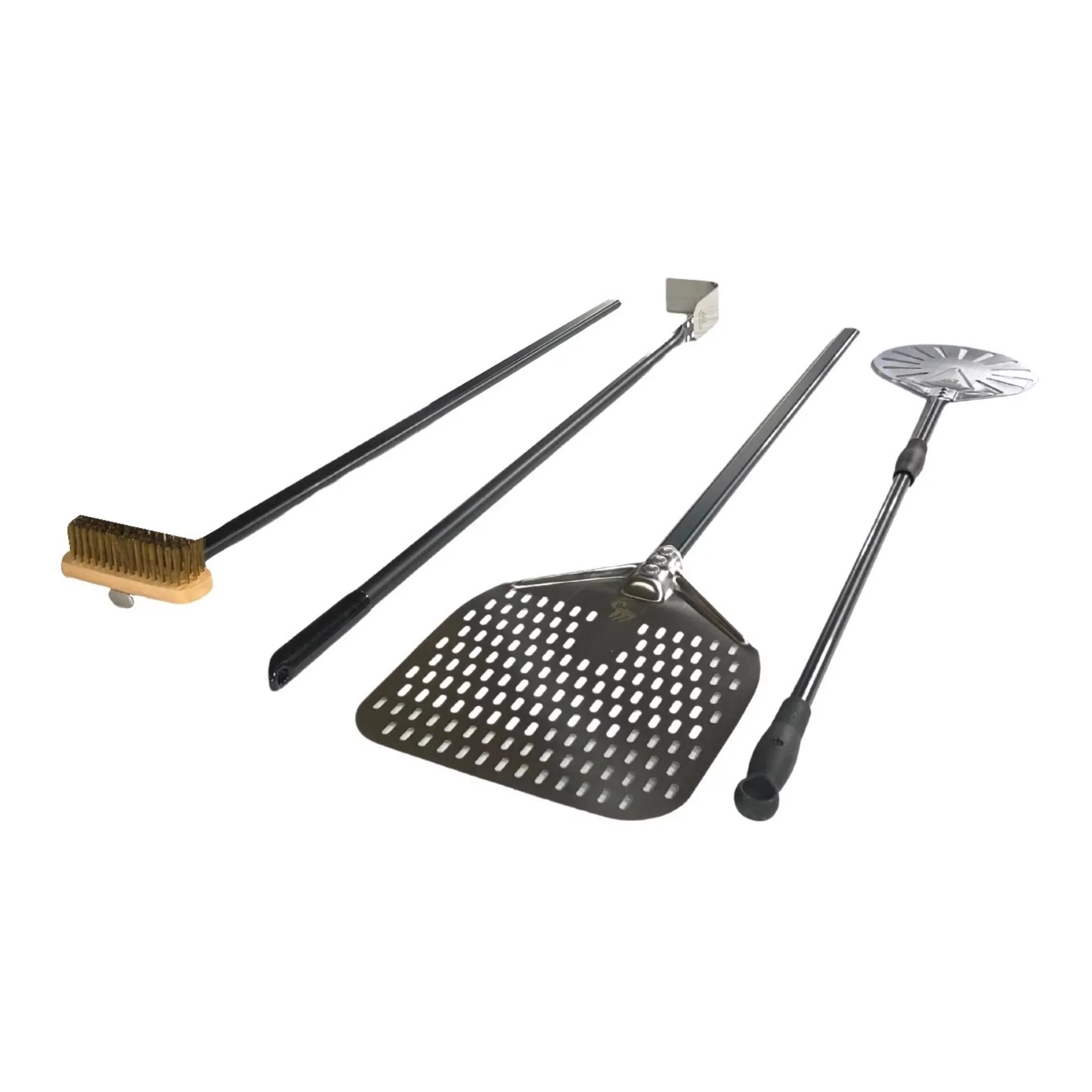WPPO  12 x 8 x 16 in. Mini Wood Fired Pizza Oven Utensil Kit - 4 Piece - Cheap Fitting