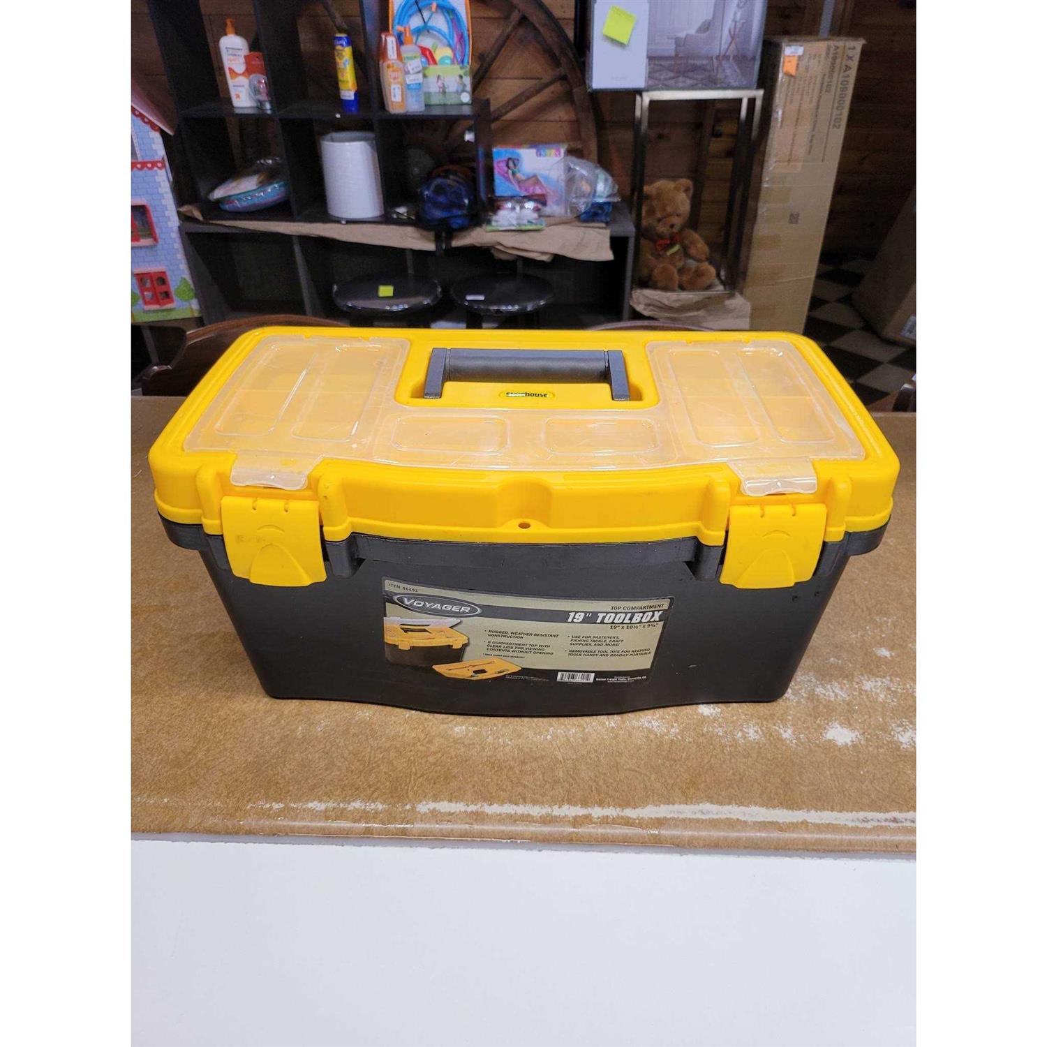 Voyager 19 In Toolbox with Top Tray	Voyager 19 In Toolbox with Top Tray - Cheap Fitting