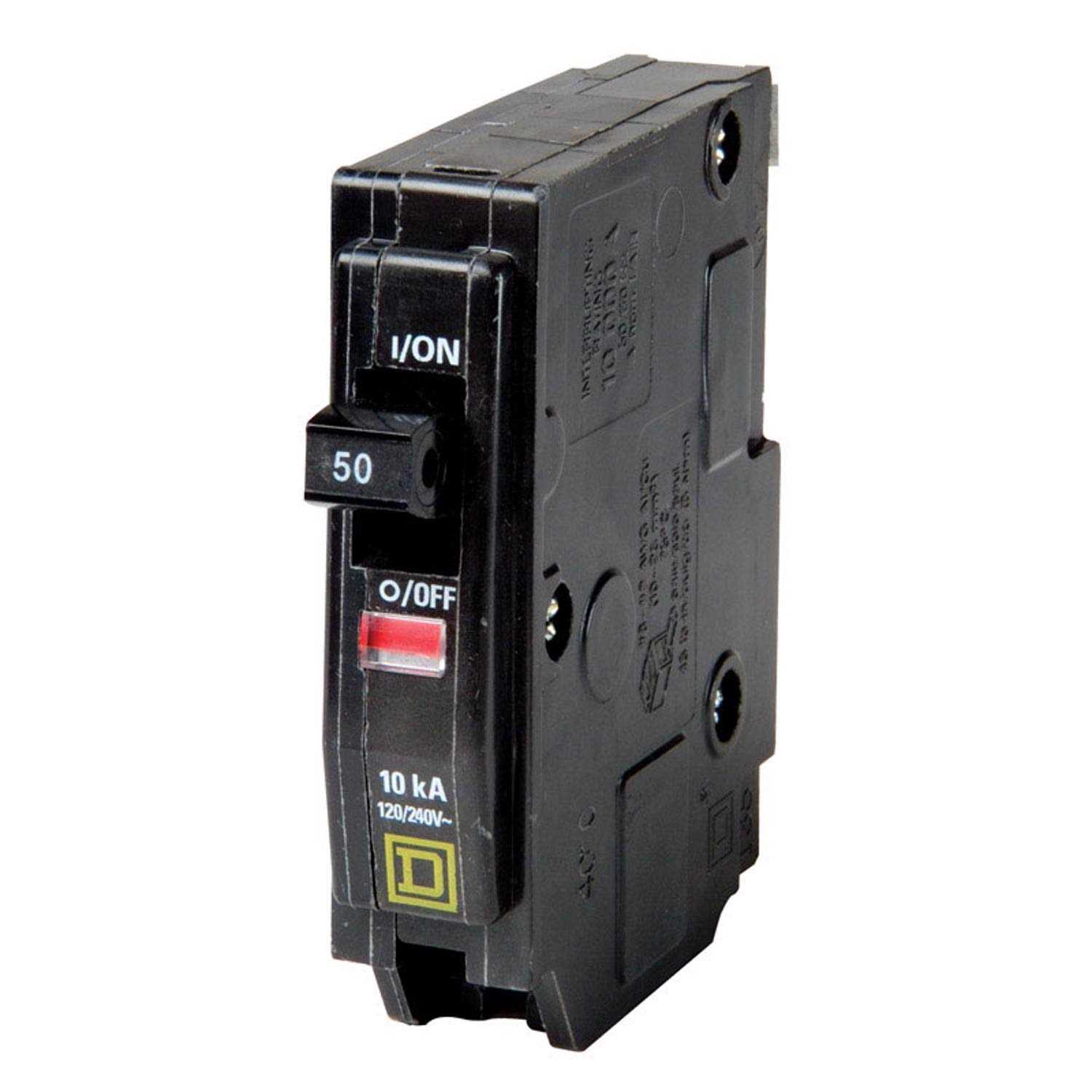 Square D QO 50 Amp Single-Pole Circuit Breaker - Cheap Fitting