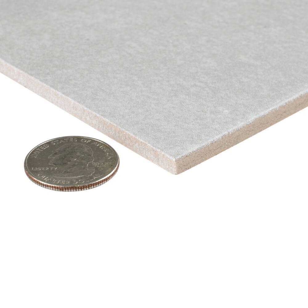 Merola Tile Twenties Grey Ceramic Floor and Wall Tile - Cheap Fitting
